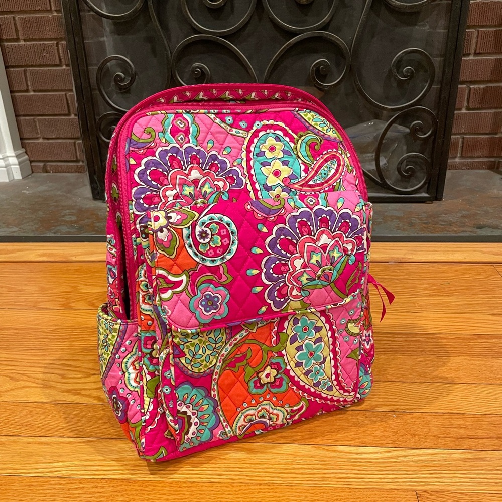 Vera Bradley Pink Paisley Women's Backpack